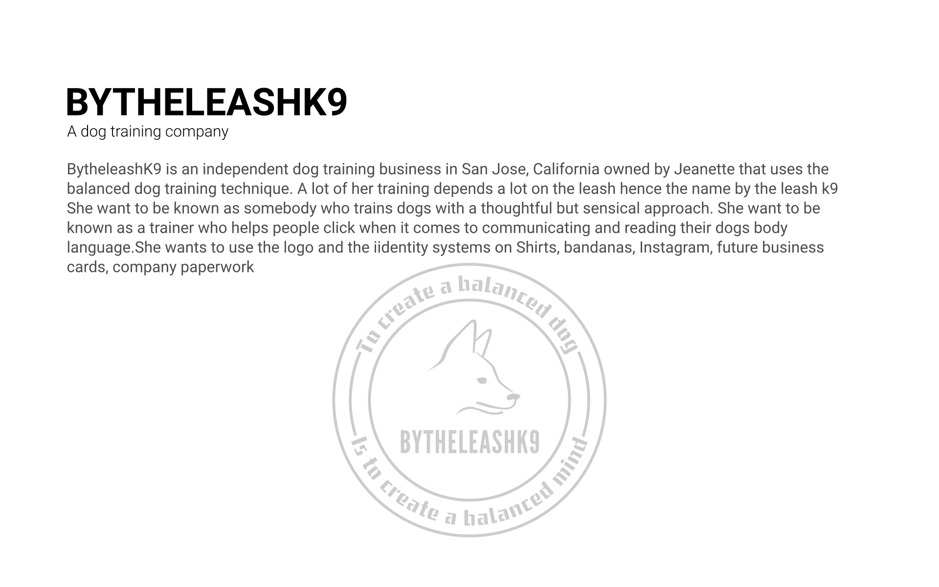 ByTheLeashK9 showcase 2